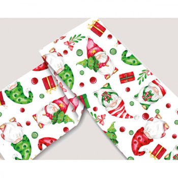 Weihnachtliches Wichtelhandtuch 64x38 cm