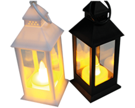 Laterne mit LED Teelicht