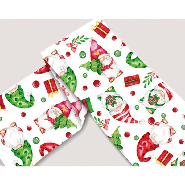 Weihnachtliches Wichtelhandtuch 64x38 cm
